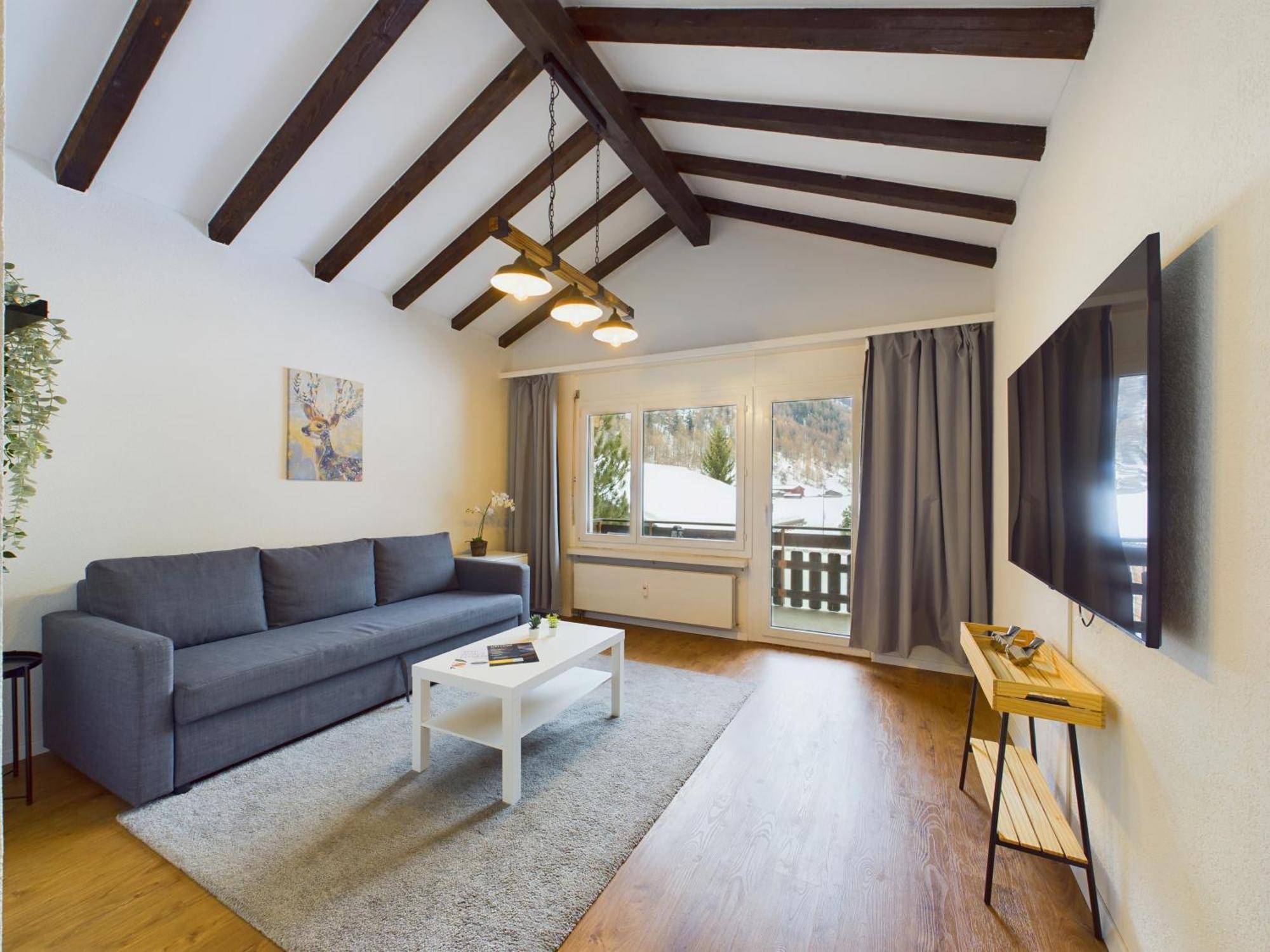 Panorama Apartment For 4 Near Zermatt 塔什 外观 照片